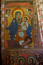 Narga Selassie Christliche Kirche, Insel Dek, Tana-See, Gondar Region, Äthiopien, Afrika